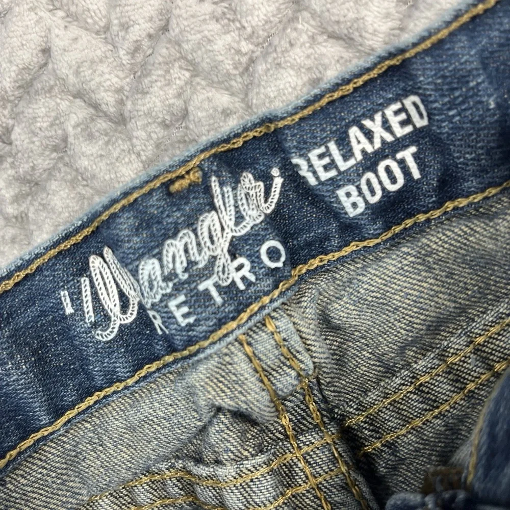 Wrangler Retro Jeans 12 Reg Relaxed Bootcut Denim Boys Boot Adjustable 24x28